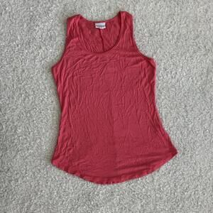 LuLaRoe Women's Coral Pink Sleeveless Tank Top (Size Small)